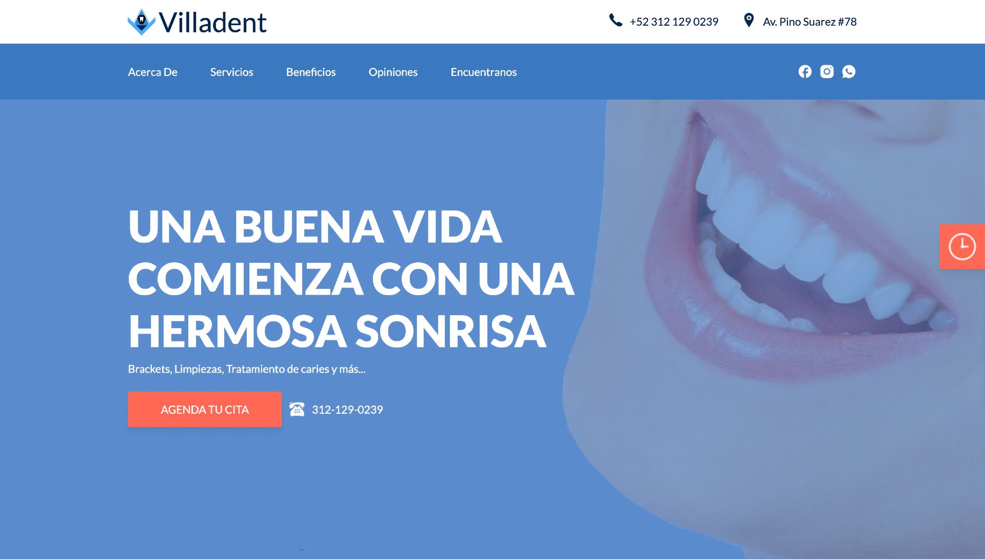 Villadent Landing Page