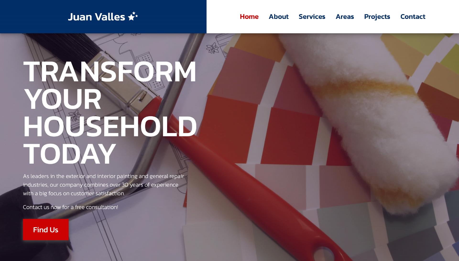 Juan Valles General Construction Website