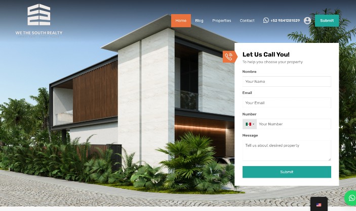 We The South Realty Website