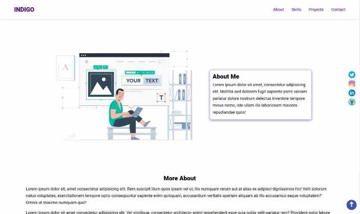 Elvo Construction Landing Page
